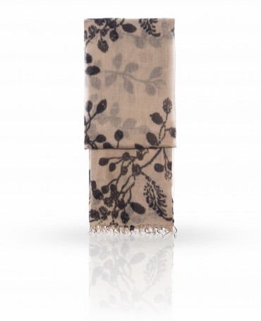 Палантин Женский W-SMALL.LEAF/BEIGE